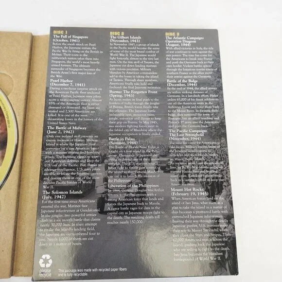 Great Battles of WWII - DVD 2009, Collectors Tin Box Set, 3 discs, War History - Picture 6 of 8